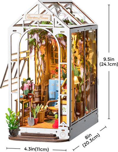 Robotime Rolife Boekhoek Miniatuur Tuin Huis - TGB06 DIY
