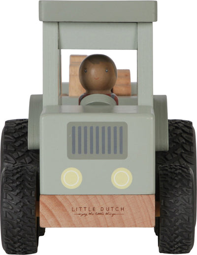 Little Dutch Tractor met Aanhanger - Little Farm Speelgoed