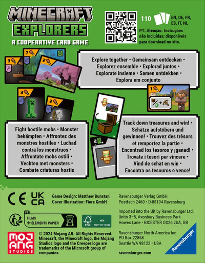 Ravensburger Minecraft Explorers - Coöperatief Kaartspel voor Kids