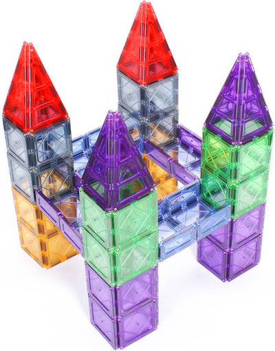 Sans marque Magnetisch Bouwspeelgoed - 110-delige Set