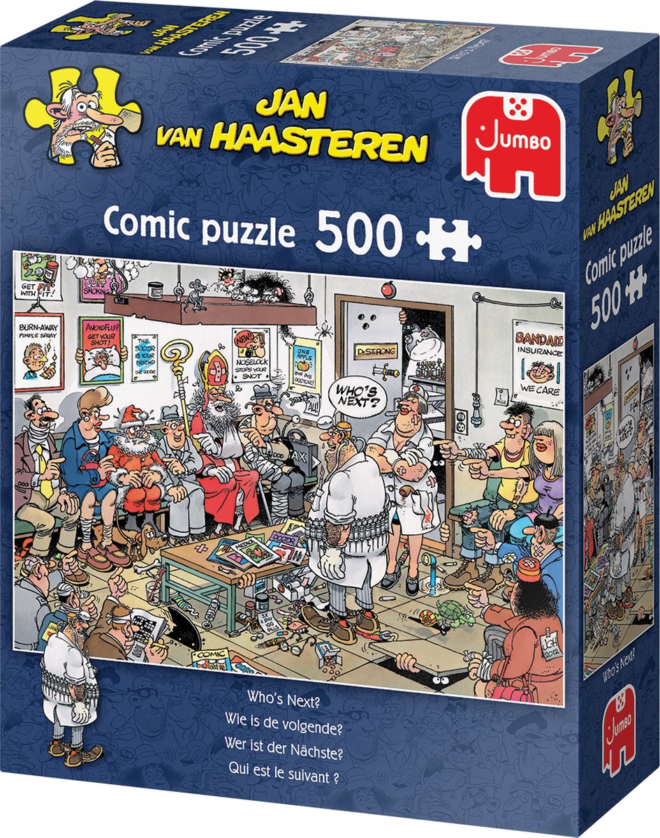 Jan van Haasteren Puzzel 500 Stukjes - Wie is Aan De Beurt?