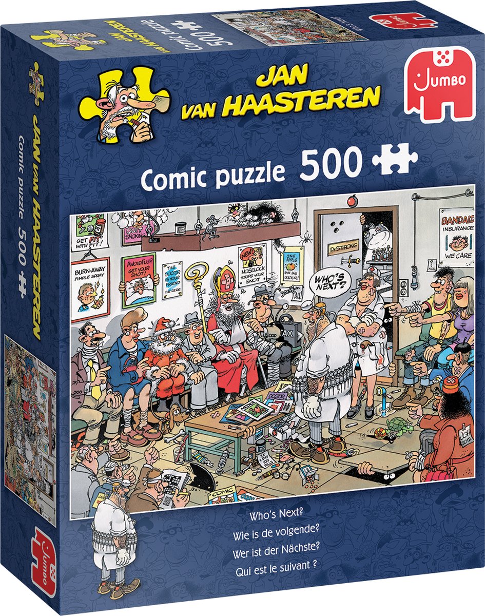 Jan van Haasteren Puzzel 500 Stukjes - Wie is Aan De Beurt?