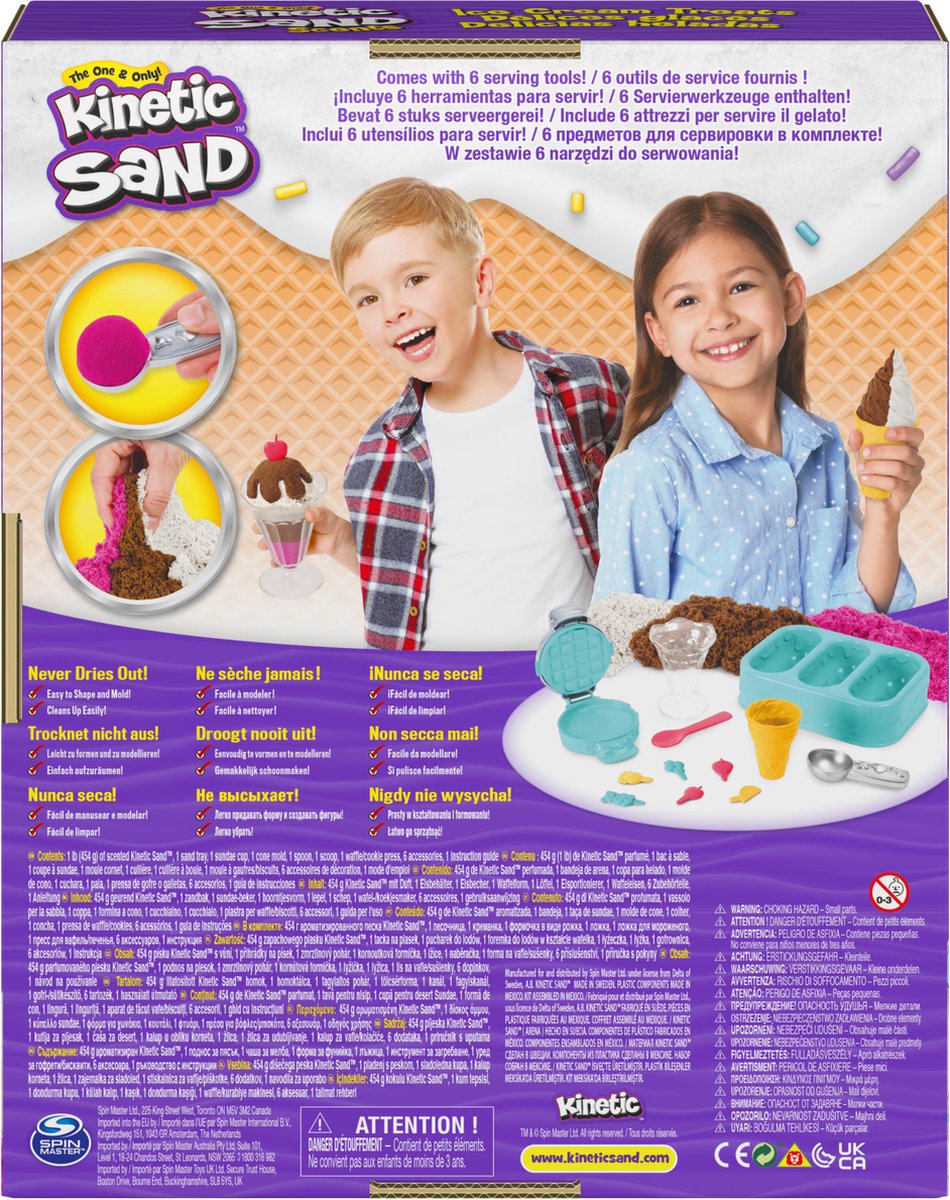 Kinetic Sand Geurend IJstraktatie Speelset - 6059742