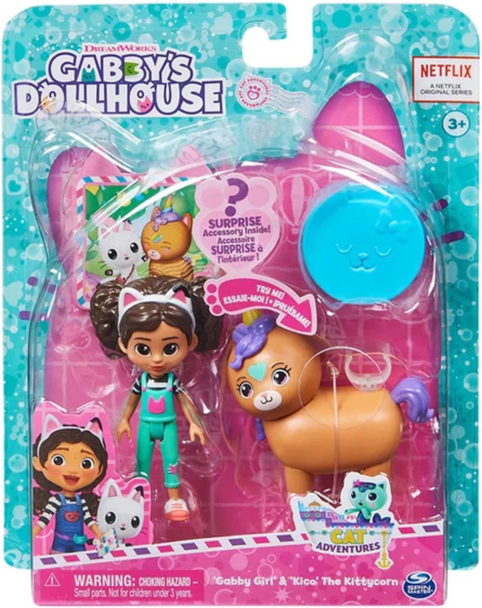 Gabby's Poppenhuis Speelset met Gabby & Kiho de Kat