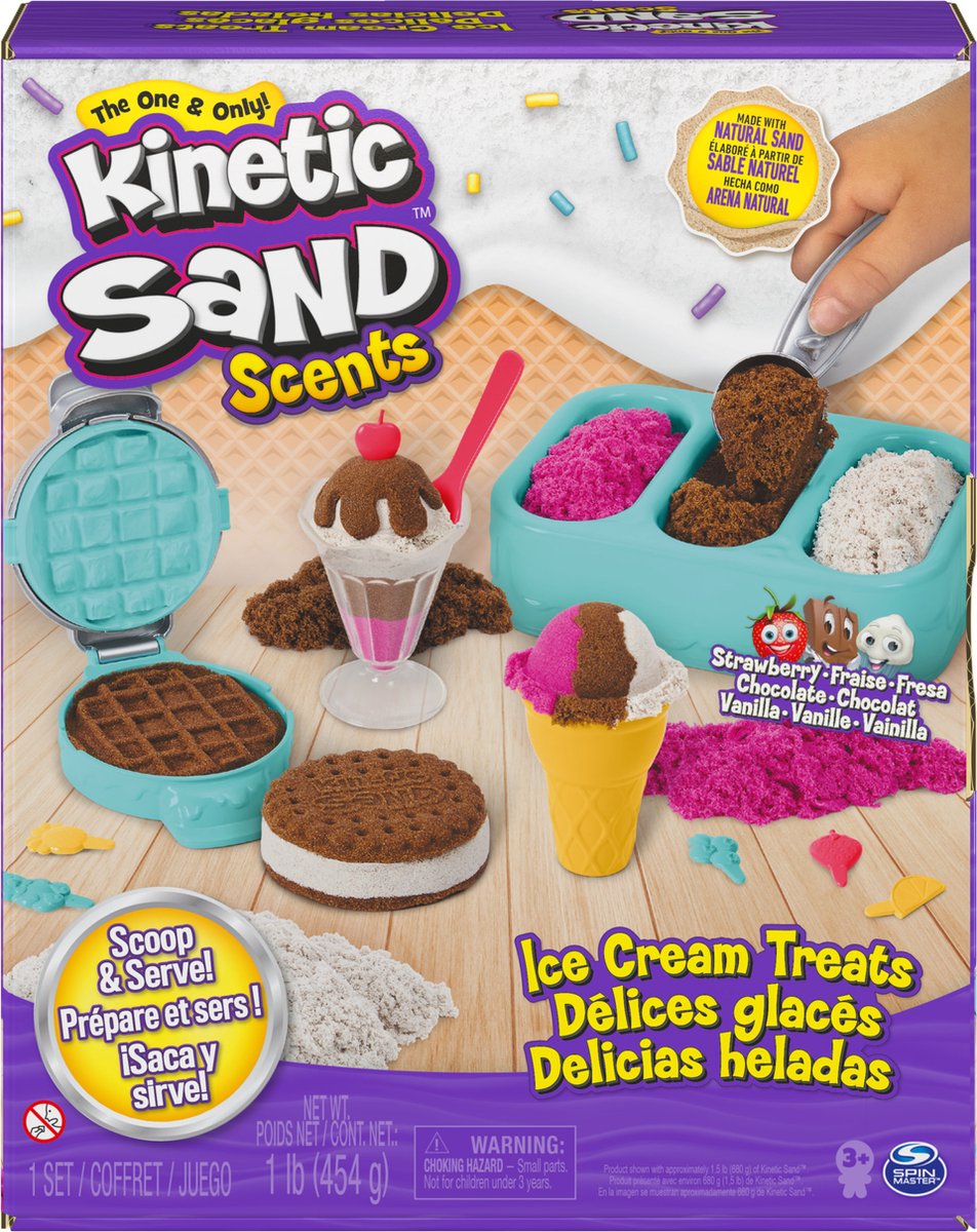 Kinetic Sand Geurend IJstraktatie Speelset - 6059742