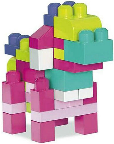Mega Bloks Roze Bouwstenen Set - 60 Stuks