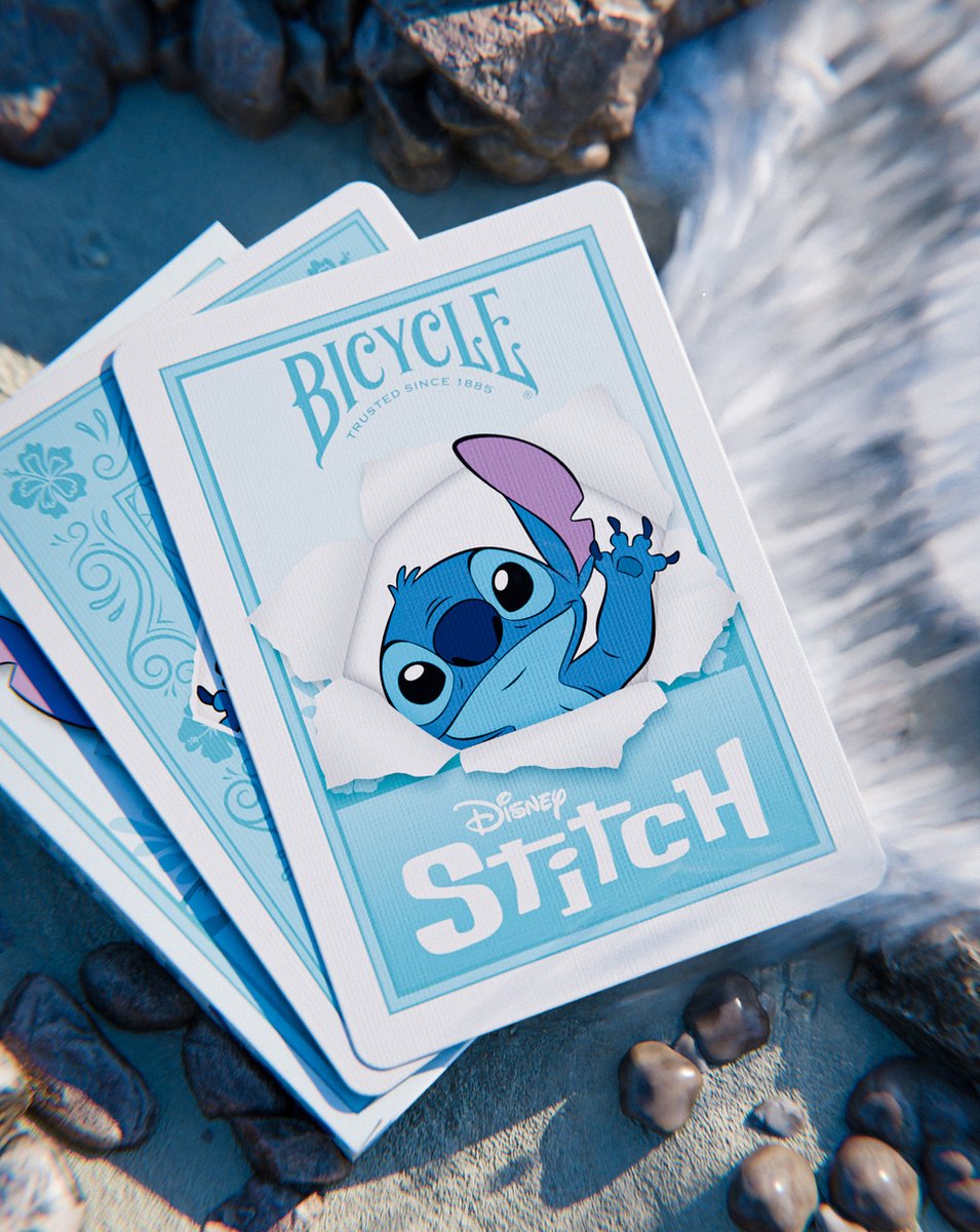 Bicycle Disney Stitch Premium Speelkaarten - Officiële Licentie