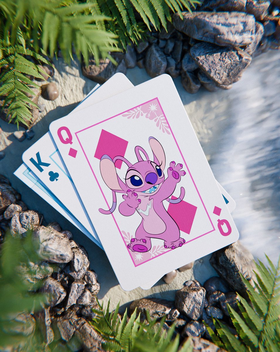 Bicycle Disney Stitch Premium Speelkaarten - Officiële Licentie