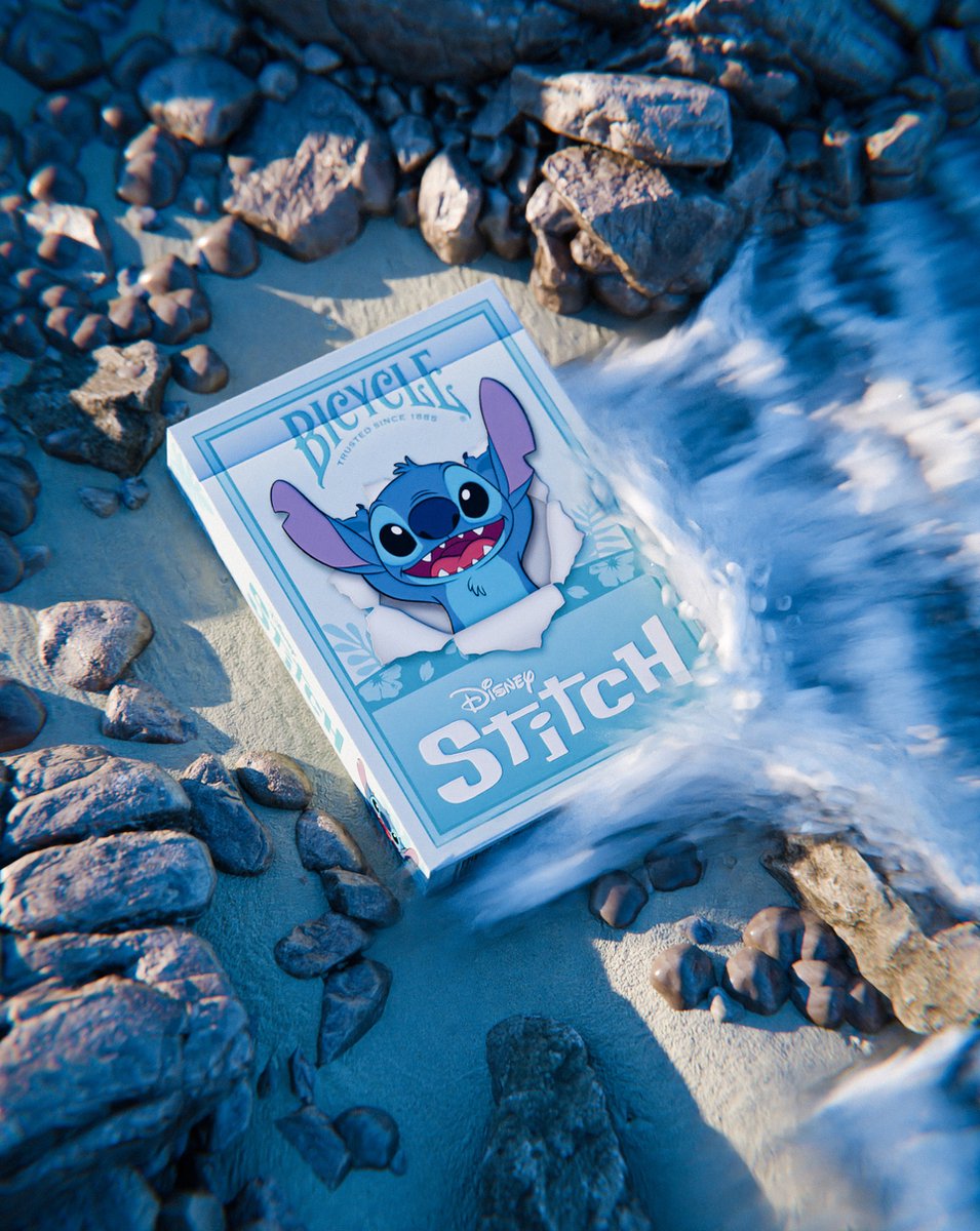 Bicycle Disney Stitch Premium Speelkaarten - Officiële Licentie
