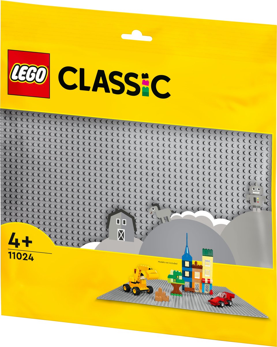 LEGO Classic Grijze Bouwplaat 48x48 - 11024