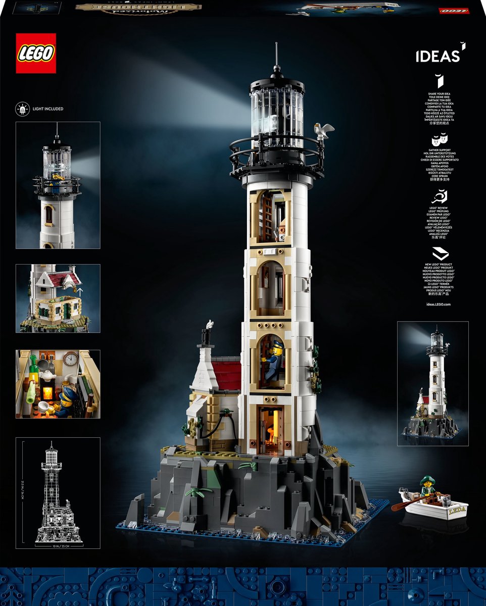 LEGO Ideas Verlichte Vuurtoren - 21335