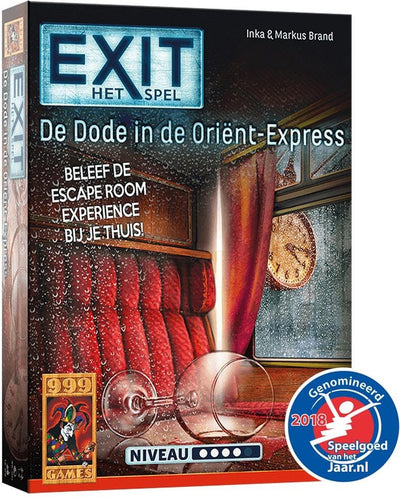 999 Games EXIT: De Dode in de Orient Express Spel