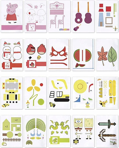 Vleugel 3D Pen Tekenboek voor Kinderen - Inspirerende Modellen