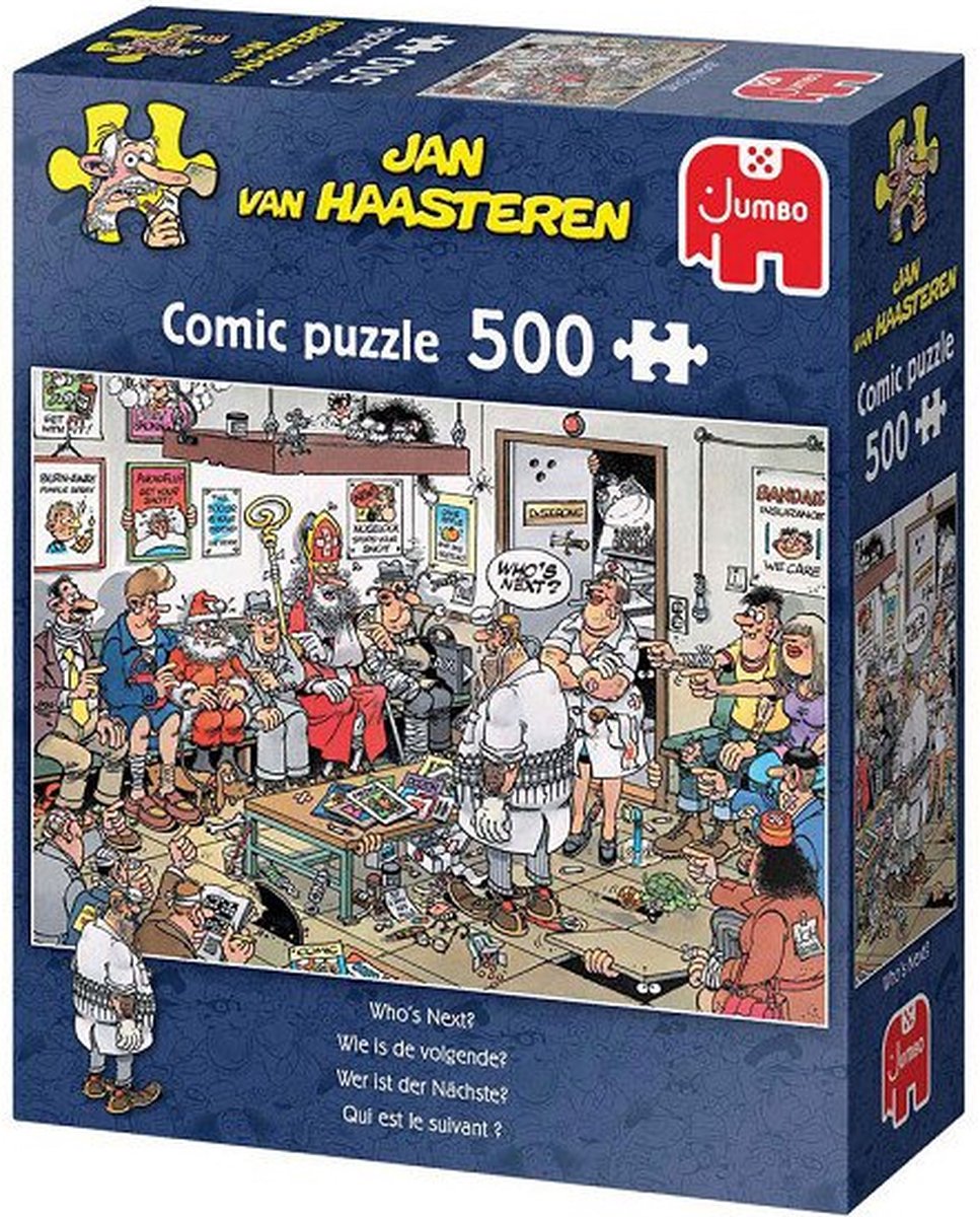 Jan van Haasteren Puzzel 500 Stukjes - Wie is Aan De Beurt?