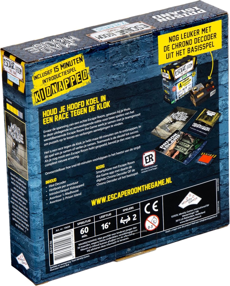 Identity Games Escape Room The Game: 2 Spelers