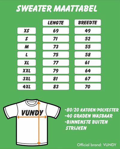 Vundy Ugly Christmas Trui Marine XL - Cadeau Idee