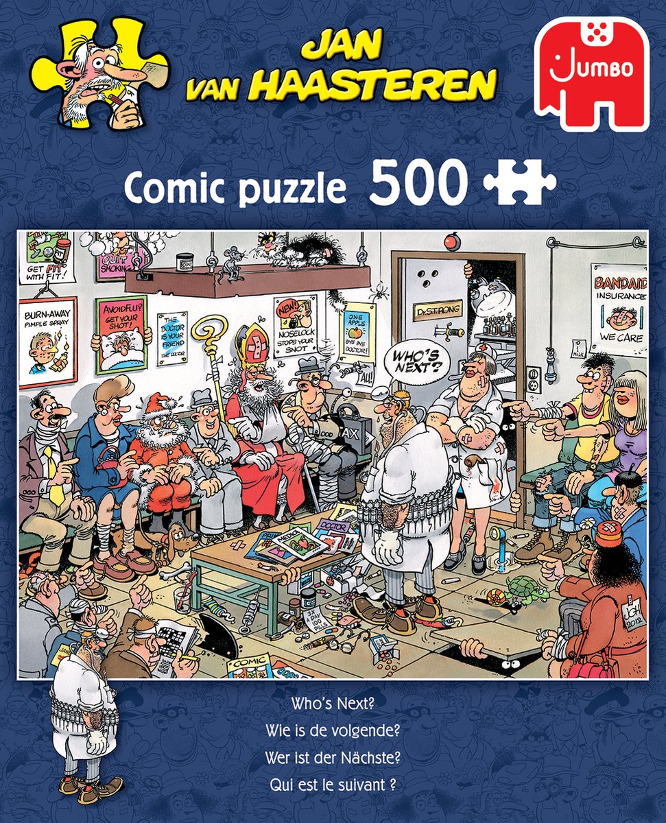 Jan van Haasteren Puzzel 500 Stukjes - Wie is Aan De Beurt?