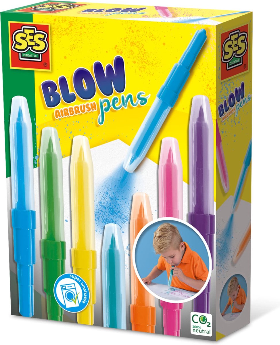 SES Creative Airbrush Stiften Set voor Kinderen