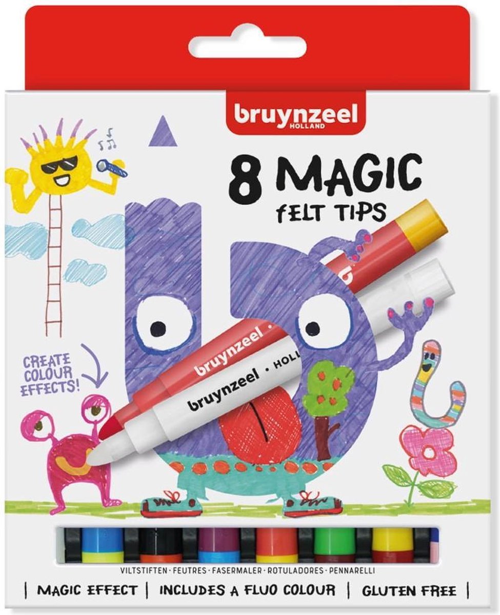BRUYNZEEL Kids 8 Magische Stiften