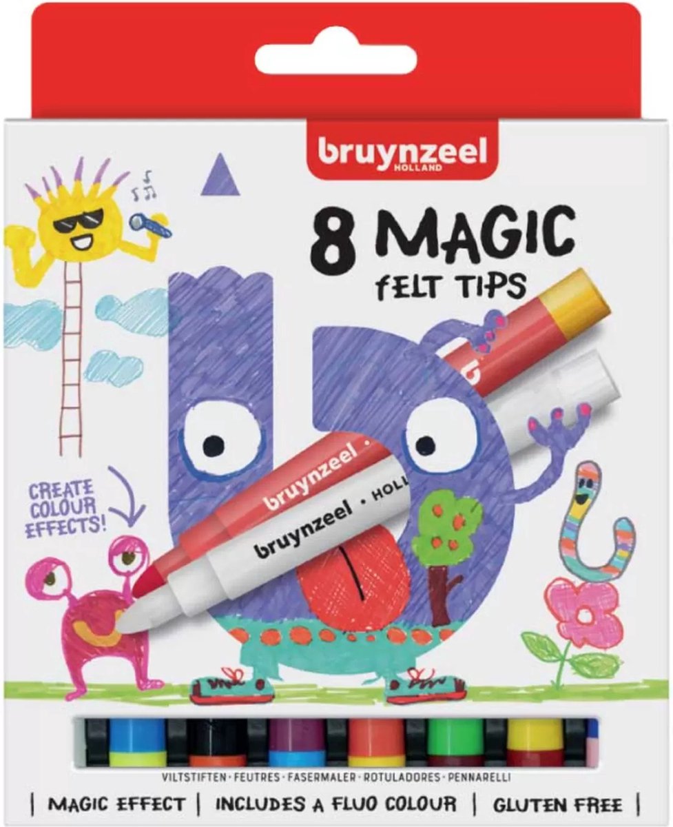 BRUYNZEEL Kids 8 Magische Stiften