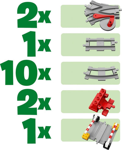 LEGO DUPLO Mijn Stad Treinrails - 10882