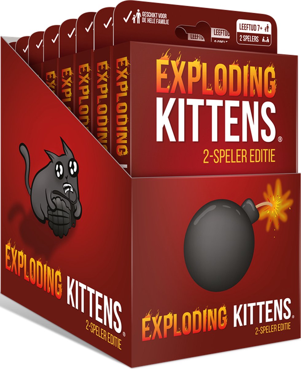 Asmodee Exploding Kittens voor 2 Spelers