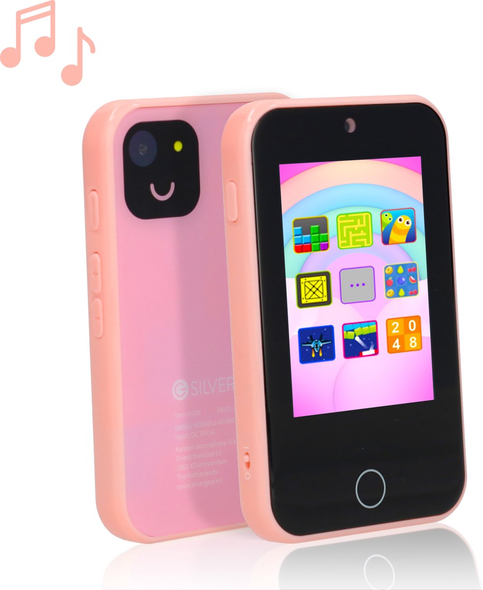 Silvergear Educatief Speelgoed Telefoon - ABC - Roze