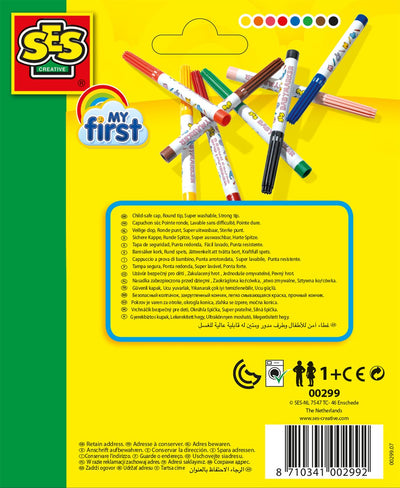 SES My First Baby Viltstiften - 8 Kleuren
