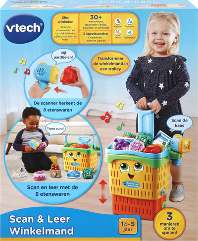 VTech Scan & Leer Winkelmand voor Kinderen