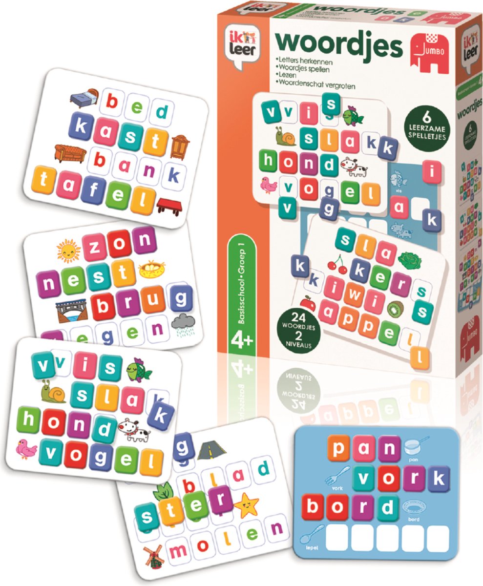 Ik Leer Woordjes - Educatief Boek voor Kinderen