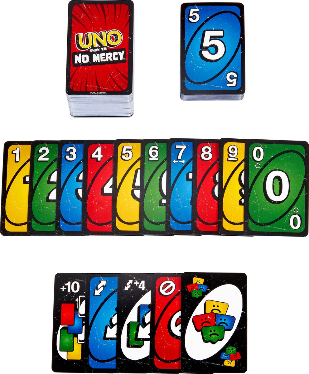 Mattel Games UNO Geen Genade Kaartspel