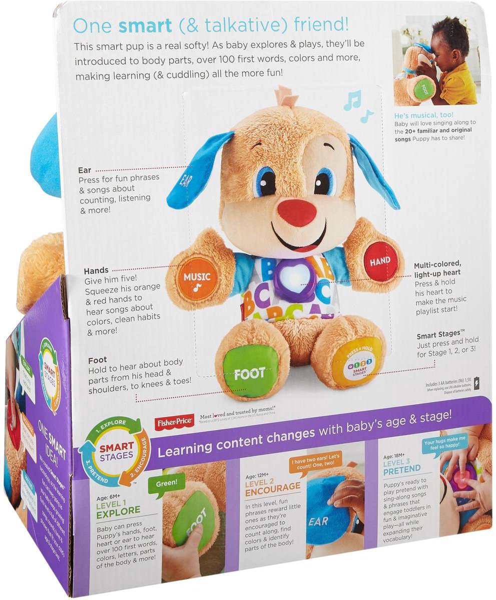 Fisher-Price Leerplezier Eerste Woorden Puppy - Interactief