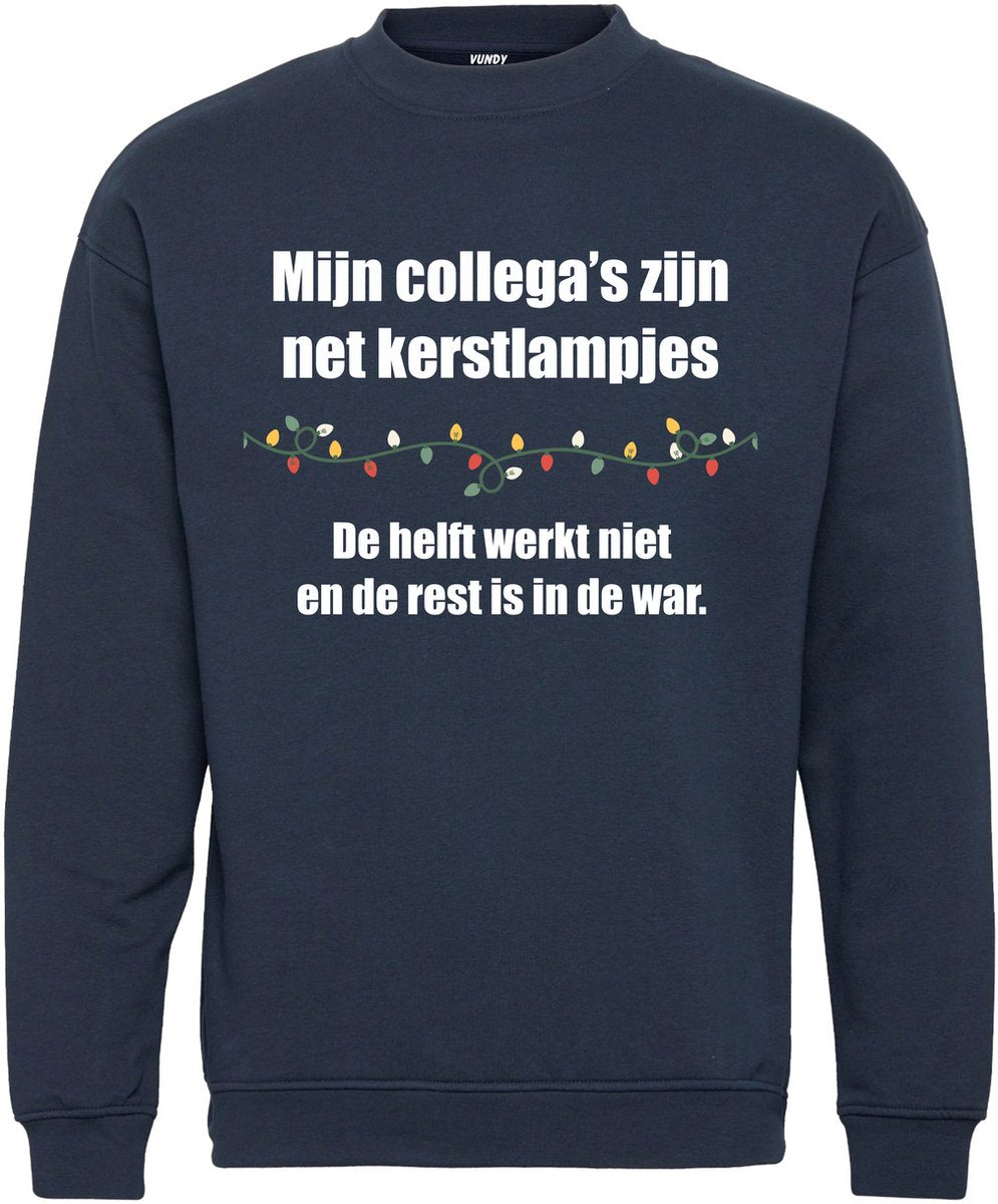 Vundy Ugly Christmas Trui Marine XL - Cadeau Idee