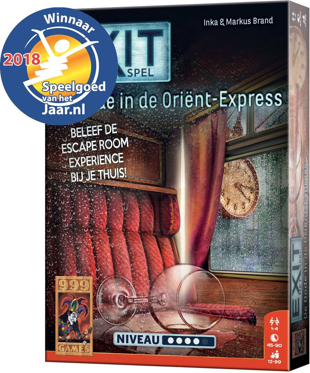 999 Games EXIT: De Dode in de Orient Express Spel